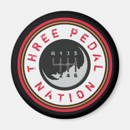 DREI PEDAL NATION Magnet