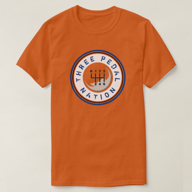 DREI PEDAL NATION T - Shirt (Design vorne)