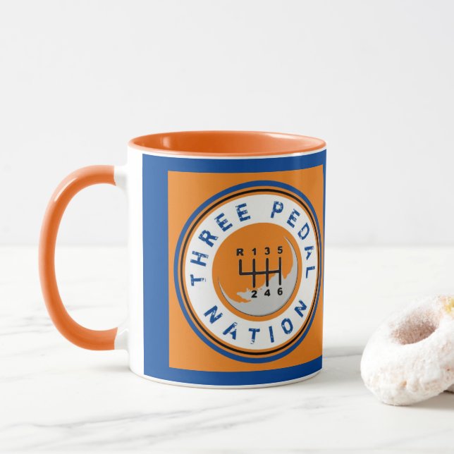 DREI PEDAL NATION Tasse (Mit Donut)