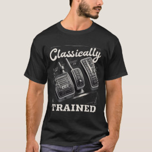 Drei Pedale mit klassischer Schulung und manueller T-Shirt