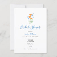 Drei Pfoten Wasserfarben Bouquet Einladung