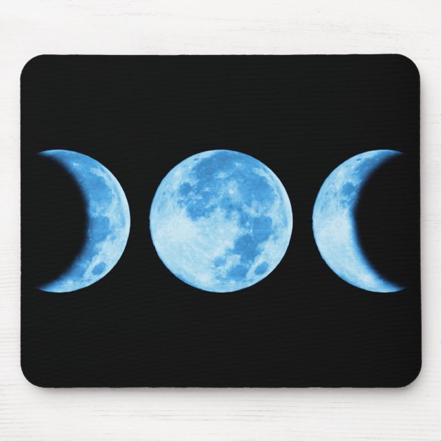 Drei-Phasen-Mond Mousepad (Vorne)