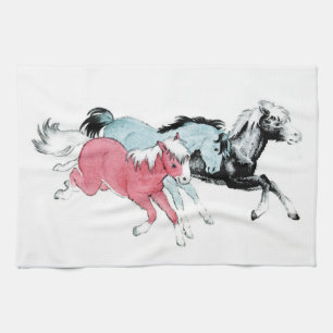 Drei Ponys Handtuch