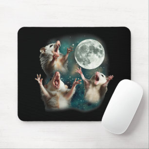 Drei Possum Mond 3 Opossum Lustig Komisch Verfluch Mousepad