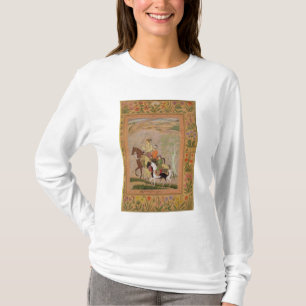 Drei Prinzen Going Hunting, c.1635 (Gouache auf PA T-Shirt