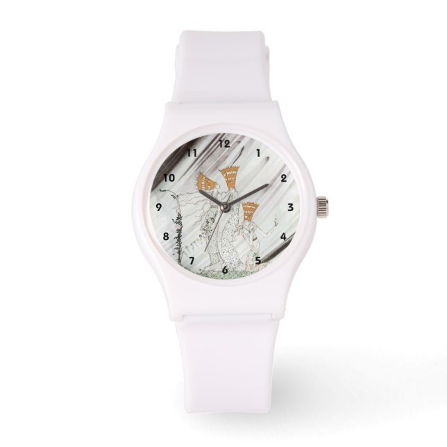 Drei Prinzessinnen im Blauen Berg von Kay Nielsen Armbanduhr (Vorderseite)