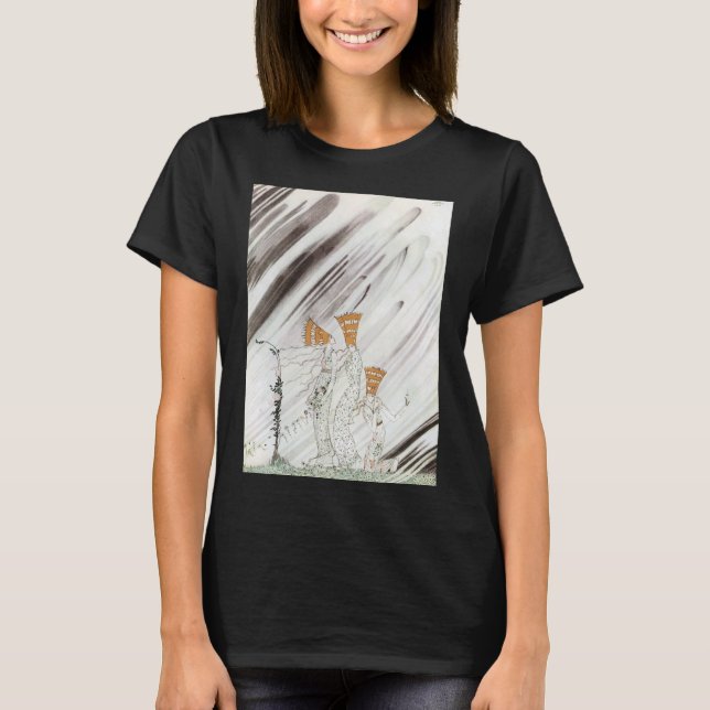 Drei Prinzessinnen im Blauen Berg von Kay Nielsen T-Shirt (Vorderseite)