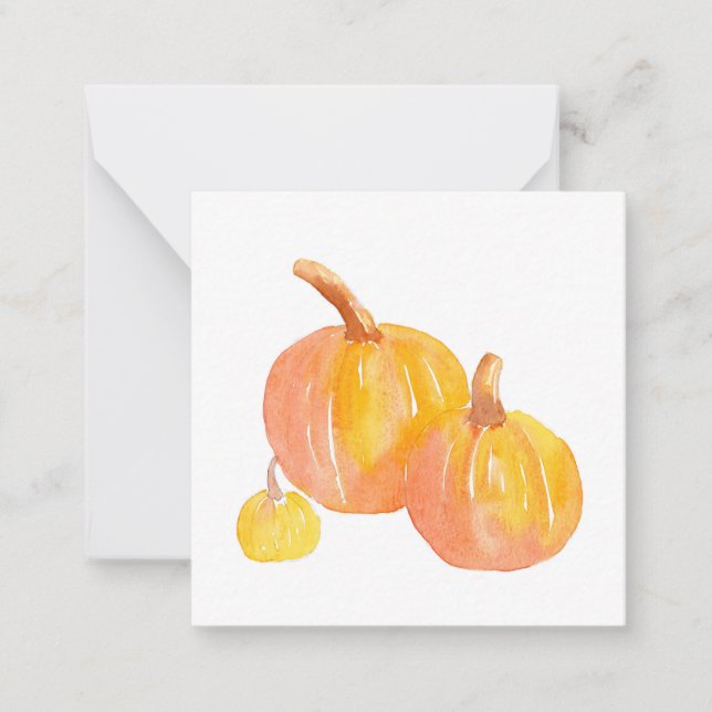 Drei Pumpkins Mitteilungskarte (Vorderseite)