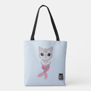 Drei Purrmaids mit einer siamesischen Tasche