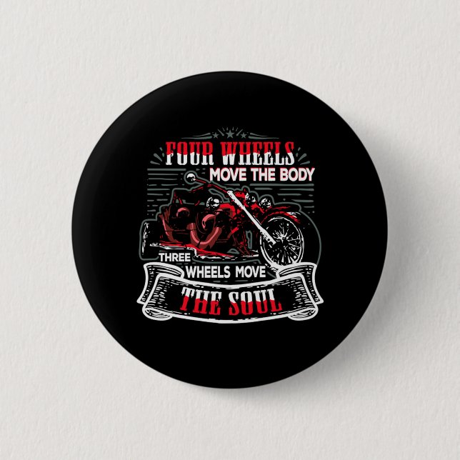 Drei Räder bewegen den Soul Trike Rider Triker Button (Vorderseite)