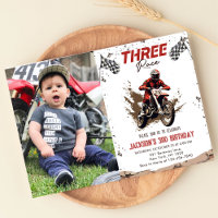 Drei Rennen Dirt Bike Adventure 3. Geburtstag Foto
