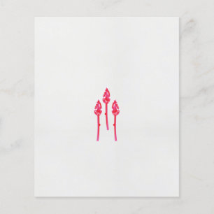 Drei rosa Blume mit schwarzem Hintergrund Flyer