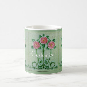 Drei rosa Roses Thunder_Cove Kaffeetasse