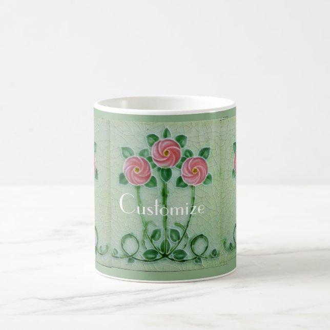 Drei rosa Roses Thunder_Cove Kaffeetasse (Mittel)