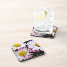 Drei rosa-weiße Gänse Getränkeuntersetzer