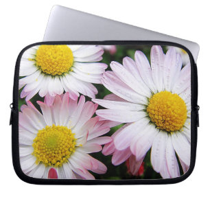 Drei rosa-weiße Gänse Laptopschutzhülle