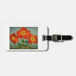 Drei roter Umbau der Mohnblumen Gepäck oder des Gepäckanhänger