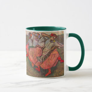 Drei russische Tänzerinnen von Edgar Degas Tasse