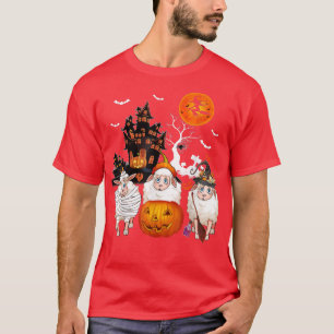 Drei Schafe Halloween Mama Beängstigende Hexe mit T-Shirt