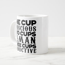 Drei Schalen Spezialitäten-Tassen- Jumbo-Tasse