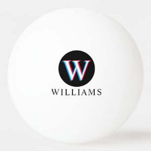 Drei-Schicht-Farben-Monogramm-Pingpong-Ball Tischtennisball