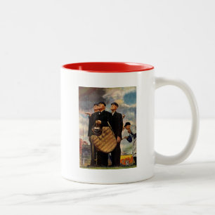Drei Schiedsrichter Zweifarbige Tasse