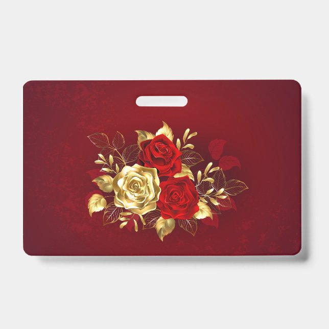 Drei Schmuckstücke Rose Ausweis (Vorderseite)