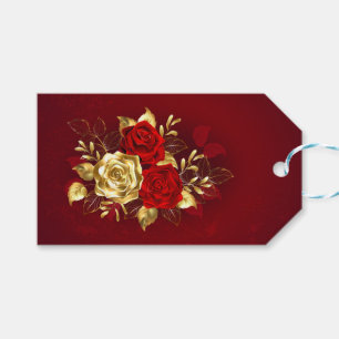 Drei Schmuckstücke Rose Geschenkanhänger