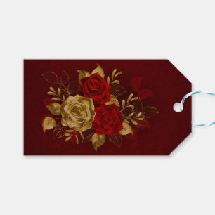 Drei Schmuckstücke Rose Geschenkanhänger
