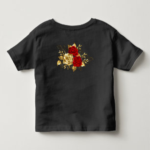 Drei Schmuckstücke Rose Kleinkind T-shirt