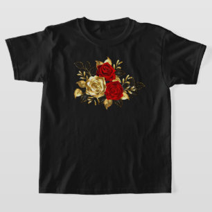 Drei Schmuckstücke Rose T-Shirt