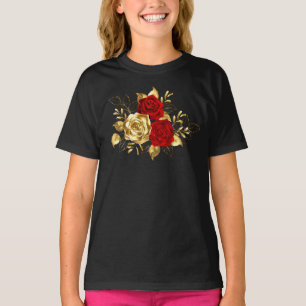 Drei Schmuckstücke Rose T-Shirt