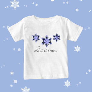 Drei Schneeflocken Baby T-shirt