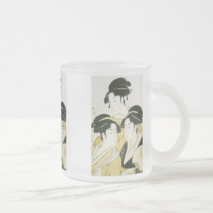 Drei Schönheiten, Utamaro, 1790er Tasse