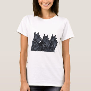Drei Schottische Terrier T-Shirt