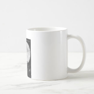 Drei schwarze Katzen und der Mond Kaffeetasse