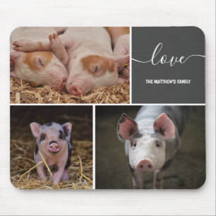 Drei Schweinekollen für benutzerdefinierte Maus-P Mousepad