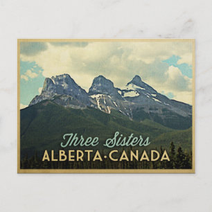 Drei Schwestern Alberta Kanada Postkarte