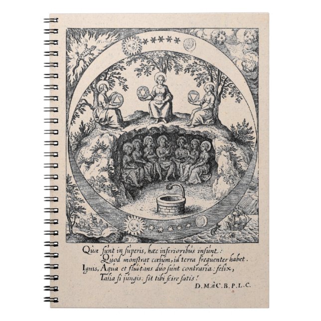 Drei Schwestern der Alchemie Notizblock (Vorderseite)