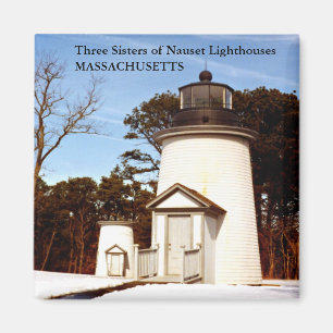 Drei Schwestern des Leuchtturms von Nauset Magnet