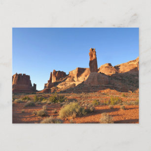 Drei Schwestern im Arches National Park Postkarte