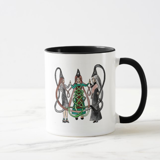 Drei Schwestern - keltische Hexen Tasse (Rechts)