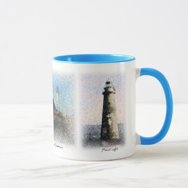 Drei Scituate Sehenswürdigkeiten Tasse (Rechts)