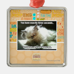 Drei Sekunden Ornament Aus Metall