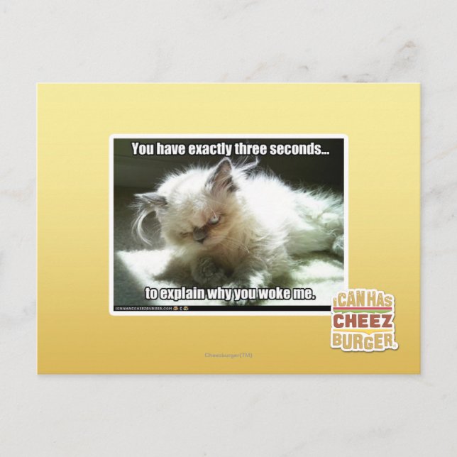 Drei Sekunden Postkarte (Vorderseite)