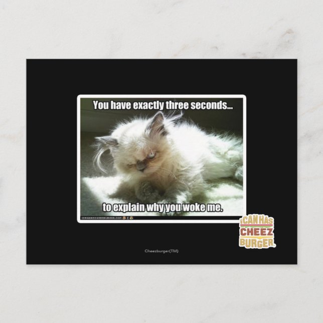 Drei Sekunden Postkarte (Vorderseite)