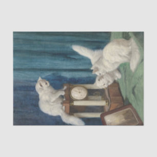 Drei seltsame Katzen von Arthur Heyer Seidenpapier