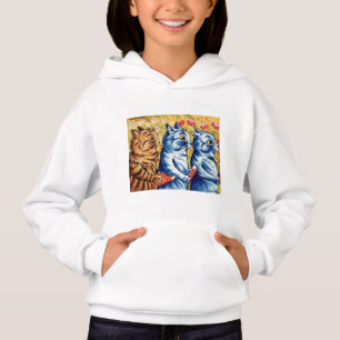 Drei singende Katzen von Louis Wain Hoodie