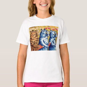 Drei singende Katzen von Louis Wain  T-Shirt