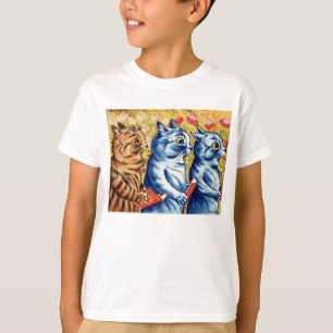 Drei singende Katzen von Louis Wain T-Shirt